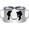 10 oz. White Stainless Steel Coffee Mug Thumbnail