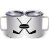 10 oz. White Stainless Steel Coffee Mug Thumbnail