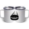 10 oz. White Stainless Steel Coffee Mug Thumbnail