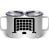 10 oz. White Stainless Steel Coffee Mug Thumbnail