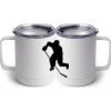 10 oz. White Stainless Steel Coffee Mug Thumbnail