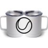 10 oz. White Stainless Steel Coffee Mug Thumbnail