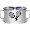 10 oz. White Stainless Steel Coffee Mug Thumbnail