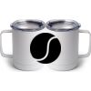 10 oz. White Stainless Steel Coffee Mug Thumbnail