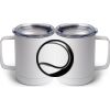 10 oz. White Stainless Steel Coffee Mug Thumbnail
