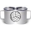 10 oz. White Stainless Steel Coffee Mug Thumbnail