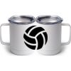10 oz. White Stainless Steel Coffee Mug Thumbnail