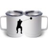 10 oz. White Stainless Steel Coffee Mug Thumbnail