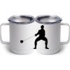 10 oz. White Stainless Steel Coffee Mug Thumbnail