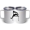 10 oz. White Stainless Steel Coffee Mug Thumbnail