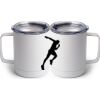 10 oz. White Stainless Steel Coffee Mug Thumbnail