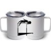 10 oz. White Stainless Steel Coffee Mug Thumbnail
