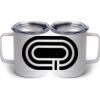 10 oz. White Stainless Steel Coffee Mug Thumbnail