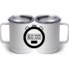 10 oz. White Stainless Steel Coffee Mug Thumbnail