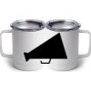 10 oz. White Stainless Steel Coffee Mug Thumbnail
