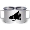10 oz. White Stainless Steel Coffee Mug Thumbnail