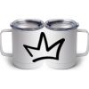 10 oz. White Stainless Steel Coffee Mug Thumbnail