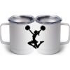 10 oz. White Stainless Steel Coffee Mug Thumbnail