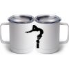 10 oz. White Stainless Steel Coffee Mug Thumbnail
