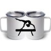 10 oz. White Stainless Steel Coffee Mug Thumbnail