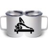 10 oz. White Stainless Steel Coffee Mug Thumbnail