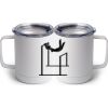 10 oz. White Stainless Steel Coffee Mug Thumbnail
