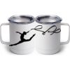 10 oz. White Stainless Steel Coffee Mug Thumbnail