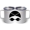10 oz. White Stainless Steel Coffee Mug Thumbnail