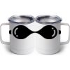 10 oz. White Stainless Steel Coffee Mug Thumbnail
