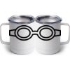 10 oz. White Stainless Steel Coffee Mug Thumbnail
