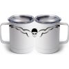 10 oz. White Stainless Steel Coffee Mug Thumbnail
