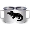 10 oz. White Stainless Steel Coffee Mug Thumbnail