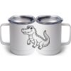 10 oz. White Stainless Steel Coffee Mug Thumbnail