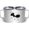 10 oz. White Stainless Steel Coffee Mug Thumbnail