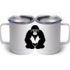 10 oz. White Stainless Steel Coffee Mug Thumbnail