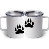10 oz. White Stainless Steel Coffee Mug Thumbnail