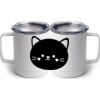 10 oz. White Stainless Steel Coffee Mug Thumbnail