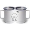 10 oz. White Stainless Steel Coffee Mug Thumbnail