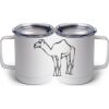 10 oz. White Stainless Steel Coffee Mug Thumbnail