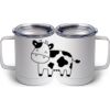 10 oz. White Stainless Steel Coffee Mug Thumbnail