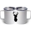 10 oz. White Stainless Steel Coffee Mug Thumbnail