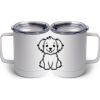 10 oz. White Stainless Steel Coffee Mug Thumbnail