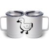 10 oz. White Stainless Steel Coffee Mug Thumbnail