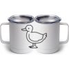 10 oz. White Stainless Steel Coffee Mug Thumbnail