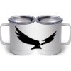 10 oz. White Stainless Steel Coffee Mug Thumbnail