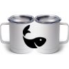 10 oz. White Stainless Steel Coffee Mug Thumbnail