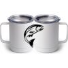10 oz. White Stainless Steel Coffee Mug Thumbnail
