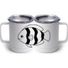 10 oz. White Stainless Steel Coffee Mug Thumbnail