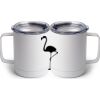 10 oz. White Stainless Steel Coffee Mug Thumbnail