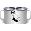 10 oz. White Stainless Steel Coffee Mug Thumbnail